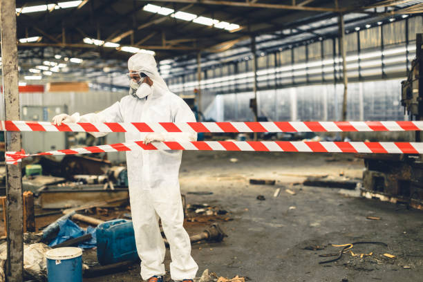 Professional Drug Lab Cleanup technician working in Lewiston, UT